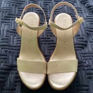 Beautiful nude Italian wedges
